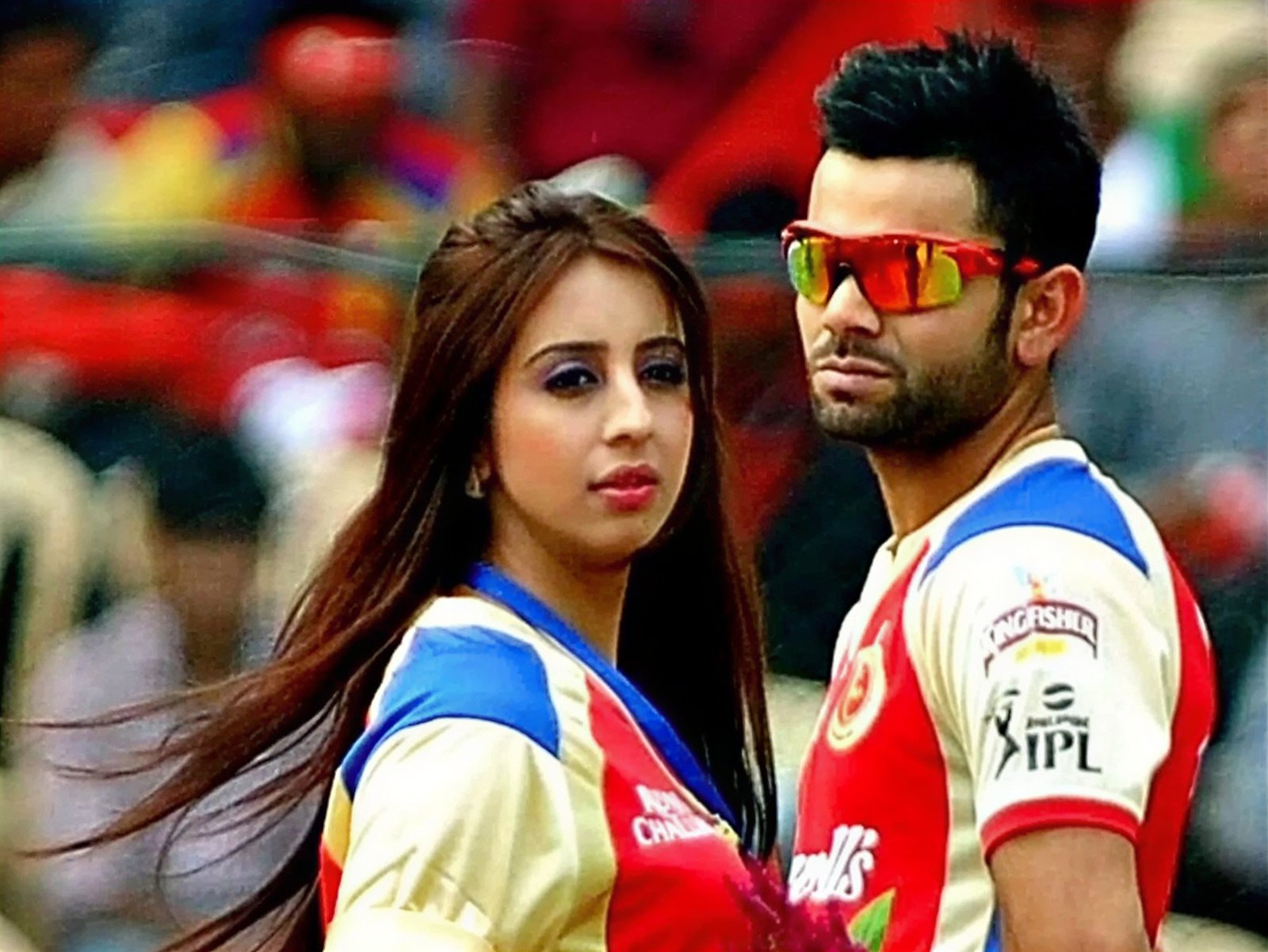 Virat Kohli and Sanjana Galrani