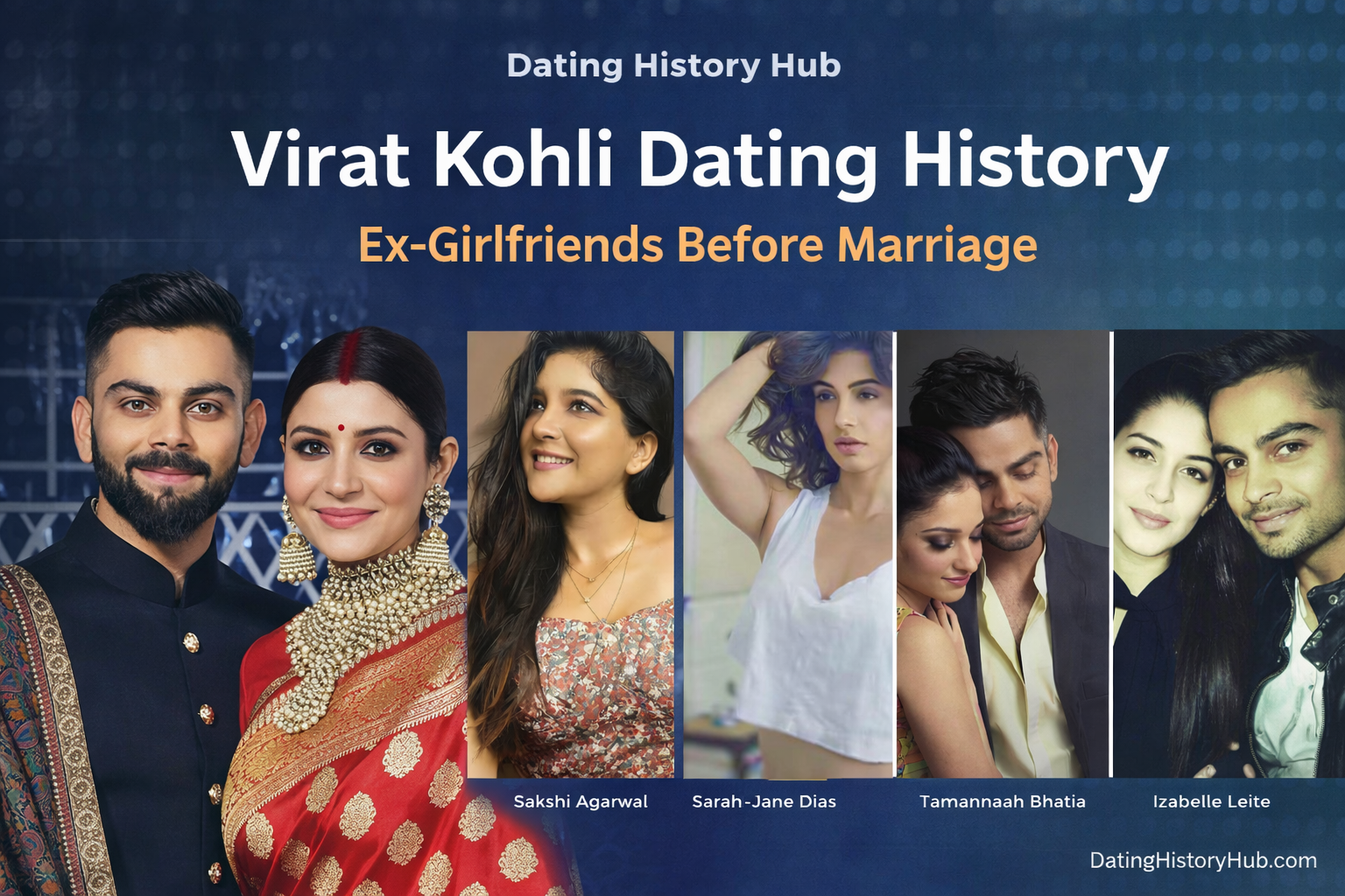Virat Kohli Dating History: Ex-Girlfriends, Rumored Relationships & Love Life Before Marriage